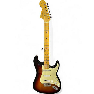 Used 2002 Fender '68 Reverse Stratocaster Special 3 Tone Sunburst Solid Body Electric Guitar