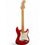 Used 2002 Fender American Standard Stratocaster Candy Apple Red Solid Body Electric Guitar Candy Apple Red