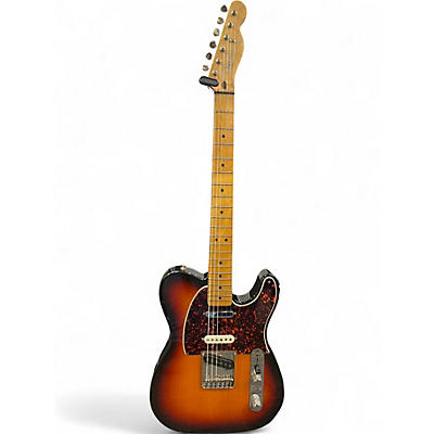 Used 2002 Fender Deluxe Series Nashville Telecaster Brown Sunburst Solid Body Electric Guitar