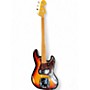 Used 2002 Fender Jaco Pastorius Signature Relic Jazz Bass Fretless 3 Tone Sunburst Electric Bass Guitar 3 Tone Sunburst