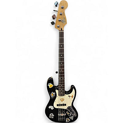 Used 2002 Fender Jazz Bass Black Electric Bass Guitar