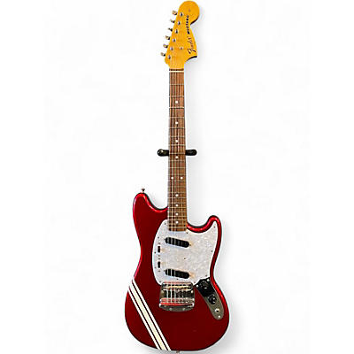 Used 2002 Fender Limited Edition Competition Mustang Candy Apple Red Solid Body Electric Guitar