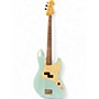 Used 2002 Fender Mark Hoppus Signature Jazz Bass Daphne Blue Electric Bass Guitar Daphne Blue