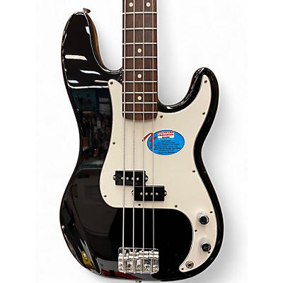 Used 2002 Fender Standard Precision Bass Black Electric Bass Guitar