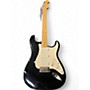 Used 2002 Fender Standard Stratocaster Black Solid Body Electric Guitar Black