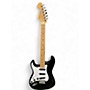 Used 2002 Fender Standard Stratocaster Left Handed Black Electric Guitar Black