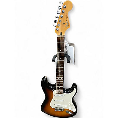 Used 2002 Fender Standard Stratocaster Sunburst Solid Body Electric Guitar