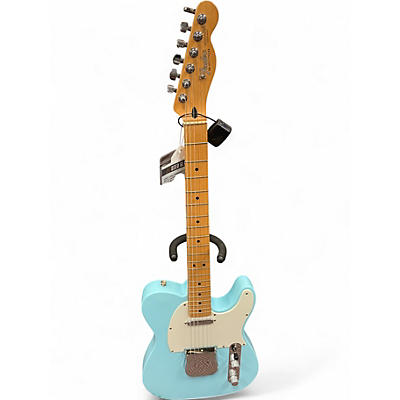 Used 2002 Fender Standard Telecaster Daphne Blue Solid Body Electric Guitar