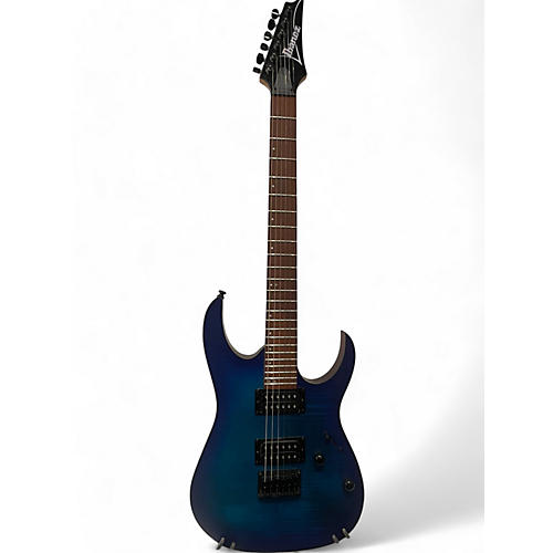 Ibanez Used 2002 Ibanez RG6003FM Blue Sapphire Solid Body Electric Guitar Blue Sapphire