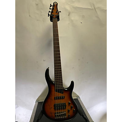 MTD Used 2002 MTD KINGSTON 5 STRING Sunburst Electric Bass Guitar