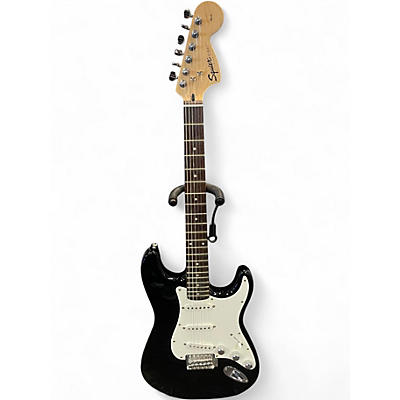 Used 2002 Squier 20TH ANNIVERSARY AFFINITY STRATOCASTER Black Solid Body Electric Guitar