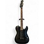 Used 2002 Squier Double Fat Telecaster Deluxe Altantic Metallic Blue Solid Body Electric Guitar Metallic Blue