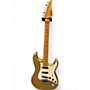 Used 2002 Suhr Classic S Gold Solid Body Electric Guitar Gold