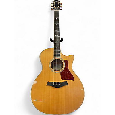 Used 2002 Taylor 614CE Natural Acoustic Electric Guitar