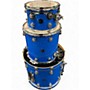 Used 2003 DW 3 Piece Pre-Collector's Series Maple Blue Swirl Drum Kit Blue Swirl