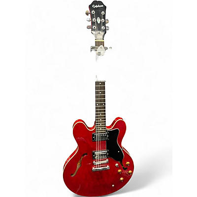 Used 2003 Epiphone ES335 DOT Cherry Hollow Body Electric Guitar