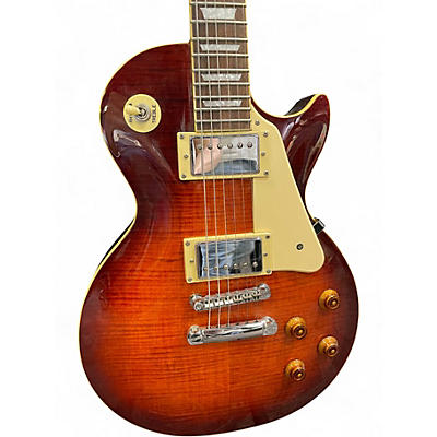 Used 2003 Epiphone LES PAUL Amber Solid Body Electric Guitar