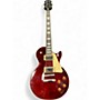 Used 2003 Epiphone Les Paul 1960 Tribute Plus Black Cherry Solid Body Electric Guitar Black Cherry