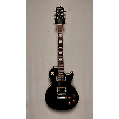 Epiphone Used 2003 Epiphone Les Paul Black Solid Body Electric Guitar