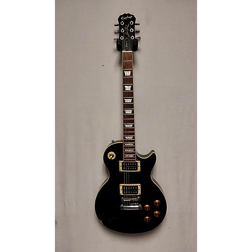 Epiphone Used 2003 Epiphone Les Paul Black Solid Body Electric Guitar Black