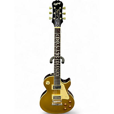 Used 2003 Epiphone Les Paul Lynyrd Skynyrd 30th Anniversary Gold Solid Body Electric Guitar