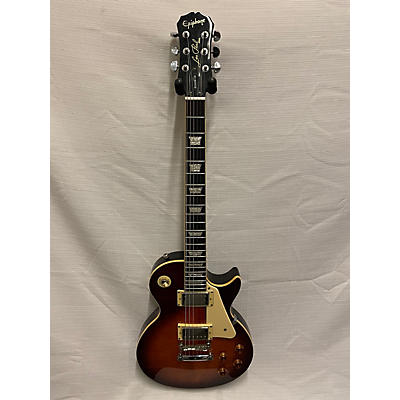 Epiphone Used 2003 Epiphone Les Paul Standard Desert Burst Quilt Top Made In Korea Solid Body Electric Guitar