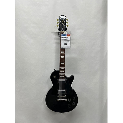 Epiphone Used 2003 Epiphone Les Paul Studio Ebony Solid Body Electric Guitar Ebony