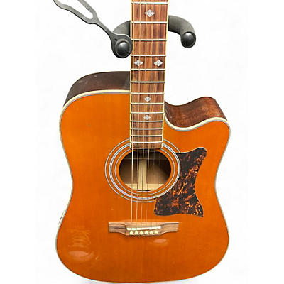 Used 2003 Epiphone Masterbuilt AJ-500RCE Antique Natural Acoustic Guitar