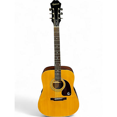 Used 2003 Epiphone PR150 Natural Acoustic Guitar