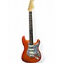 Used 2003 Fender American Deluxe Stratocaster Orange Solid Body Electric Guitar Orange