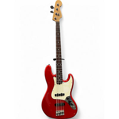 Used 2003 Fender American Standard Jazz Bass Red Electric Bass Guitar