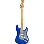 Used 2003 Fender American Standard Stratocaster Blue Solid Body Electric Guitar Blue