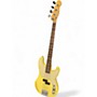 Used 2003 Fender Mike Dirnt Signature Precision Bass Yellow Electric Bass Guitar Yellow
