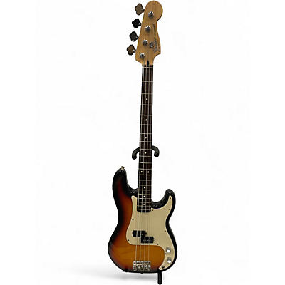 Used 2003 Fender Standard Precision Bass Sunburst Electric Bass Guitar