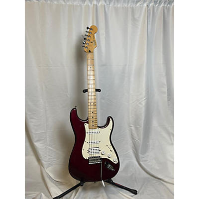 Fender Used 2003 Fender Standard Stratocaster HSS Midnight Wine Solid Body Electric Guitar