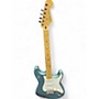 Used 2003 Fender Standard Stratocaster Satin Light Blue Solid Body Electric Guitar Satin Light Blue