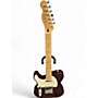 Used 2003 Fender Standard Telecaster Left Handed Burgundy Electric Guitar Burgundy