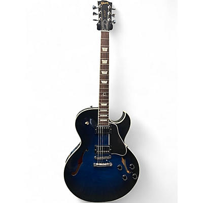 Used 2003 Gibson ES137 Blue Burst Hollow Body Electric Guitar