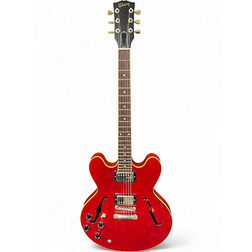 Used 2003 Gibson ES333LH Satin Red Hollow Body Electric Guitar Satin Red