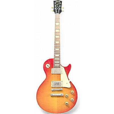 Used 2003 Gibson Les Paul 1958 Reissue Brazilian Fretboard Sunburst Solid Body Electric Guitar