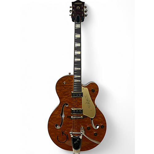 Used 2003 Gretsch Guitars G6120TG0M CHET ATKINS QUILTED ORANGE Hollow Body Electric Guitar QUILTED ORANGE