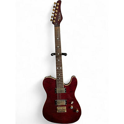 Used 2003 Schecter Guitar Research PT Custom Trans Amber Solid Body Electric Guitar