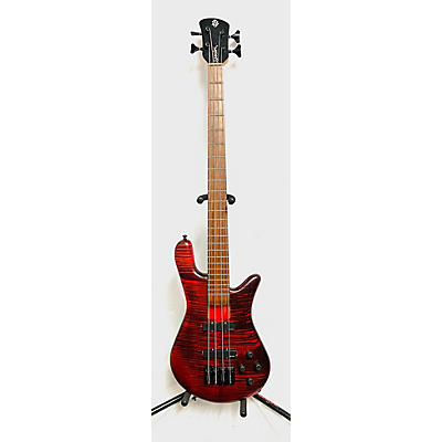 Spector Used 2003 Spector NS2J Trans Red Electric Bass Guitar