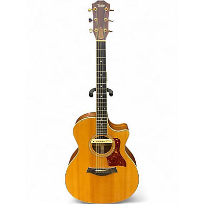 Used 2003 Taylor 414ce L4 Natural Acoustic Electric Guitar