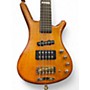 Used 2003 Warwick FNA Jazzman 5 String Amber Electric Bass Guitar Amber