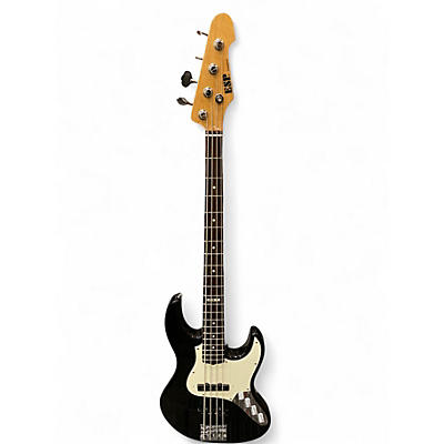 Used 2004 ESP Standard Jazz Bass (MIJ) Black Electric Bass Guitar