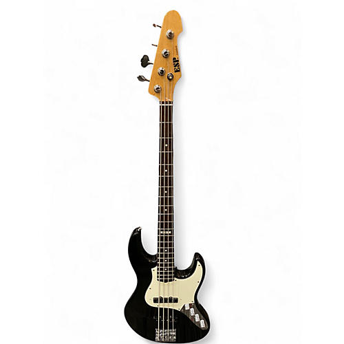 Used 2004 ESP Standard Jazz Bass (MIJ) Black Electric Bass Guitar Black