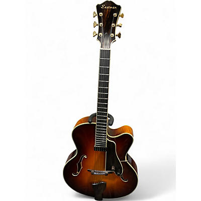 Used 2004 Eastman AR810CE Sunburst Hollow Body Electric Guitar