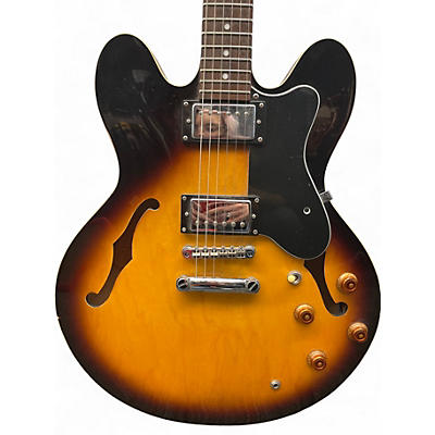Used 2004 Epiphone DOT VS Tobacco Burst Hollow Body Electric Guitar