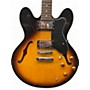 Used 2004 Epiphone DOT VS Tobacco Burst Hollow Body Electric Guitar Tobacco Burst